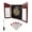 Dark Cherry, variant on GSE Games & Sports Expert Deluxe Solid Wood Classic Dartboard Cabinet Set with Sisal Fiber Dartboard, Dart Scoreboard and 6 Steel Tip Darts for Target Game Indoor Game (Dark Cherry)
