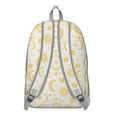 thumbnail image 3 of Gothic Cosmic Astrology Backpack, Lightweight School Bag with Mystical Moon and Golden Star Print, 3 of 5