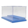 thumbnail image 2 of MERIGLARE 2 Steps Display Case Box for Building Bricks Model Action Figures Blue, 2 of 9