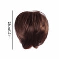 thumbnail image 3 of LHWEN Women's Black Small Curly Wavy Wig High Temperature Fiber African Glueless Lace Front Curly Human Bob Hair Comfortable Adjustable Straps Natural and Feminine Ideal for Parties Halloween Daily, 3 of 8