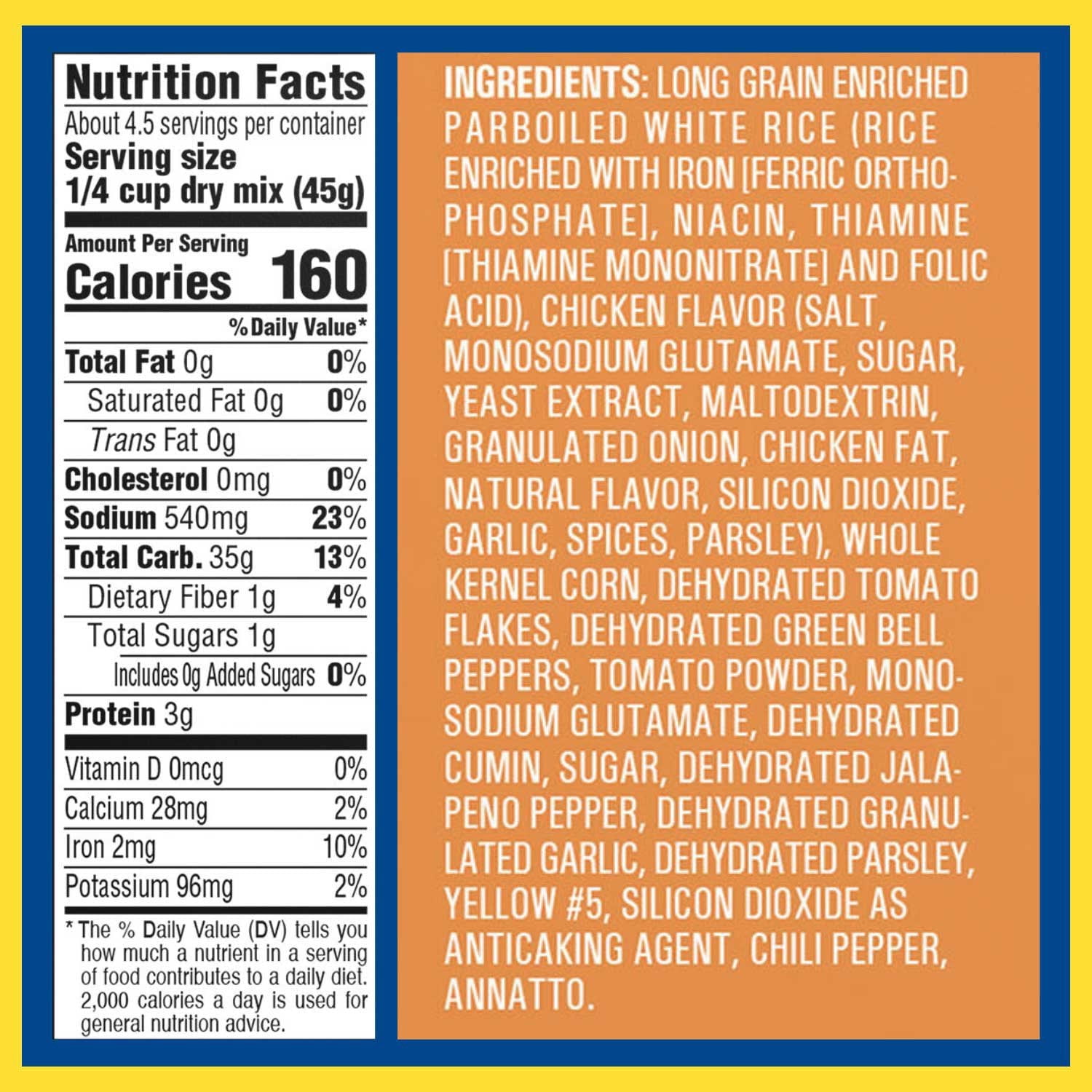 Goya Mexican Rice Mix Chicken 7 oz (6 packs)