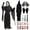L, variant on Scream Costume with Jumpsuit Belt Gloves Mask Props Full Set Outfit, Halloween Costume Suits Party Cosplay 3D Style Anime Cosplay Outfit, Funny Halloween Costumes Cosplay for Performance Size:S