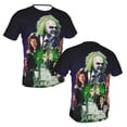 thumbnail image 4 of Unisex 3D Print Beetlejuice T Shirts Graphic Design Casual Summer Short Sleeve Fashion Tees Shirt for Men Women, 4 of 8