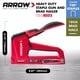thumbnail image 4 of Grapadora Arrow Fastener T50RED2 Manual 2 en 1 roja, 4 of 9