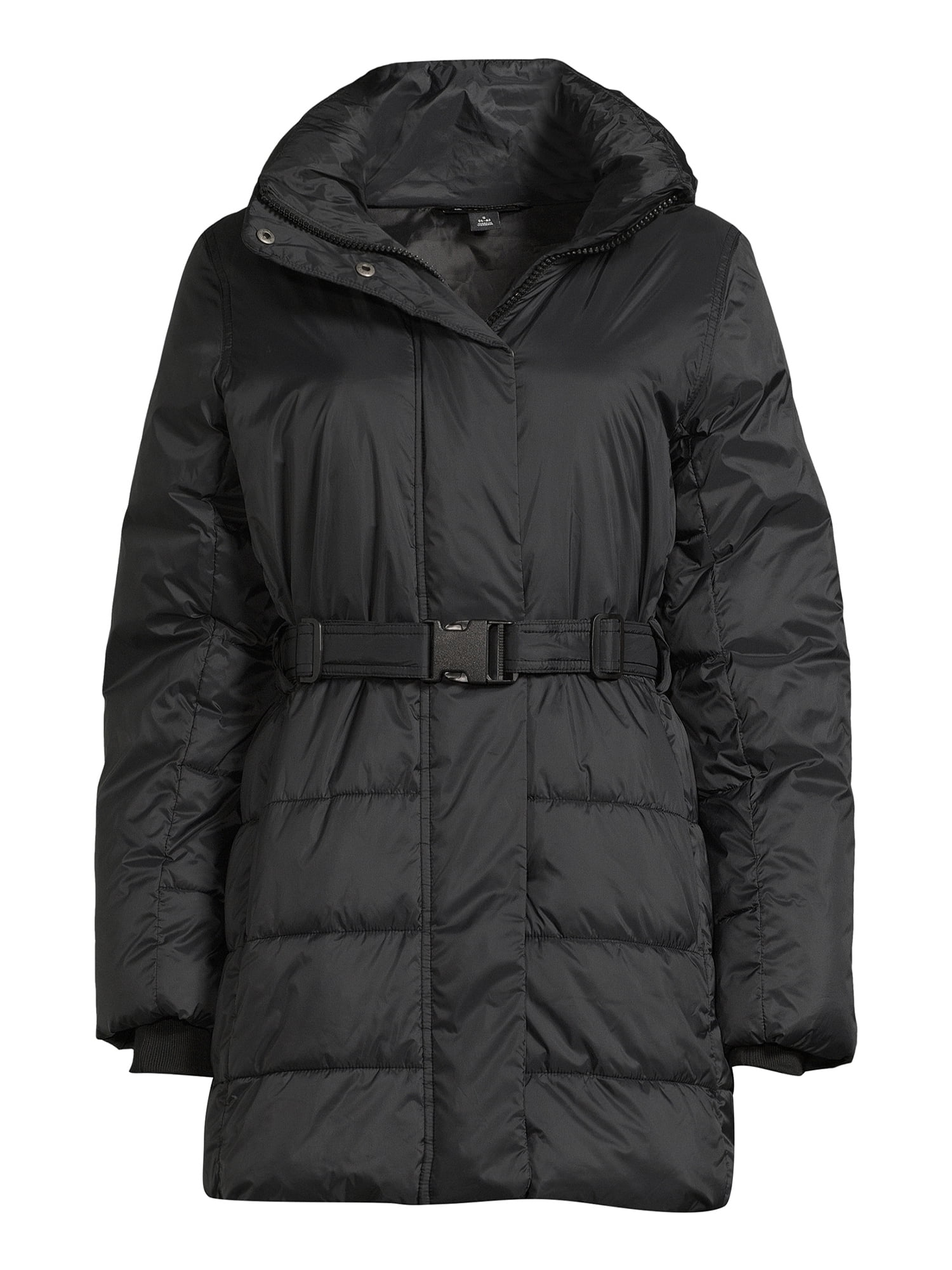 Swiss Tech Women’s Belted Heavyweight Puffer Jacket, Sizes XS-3X