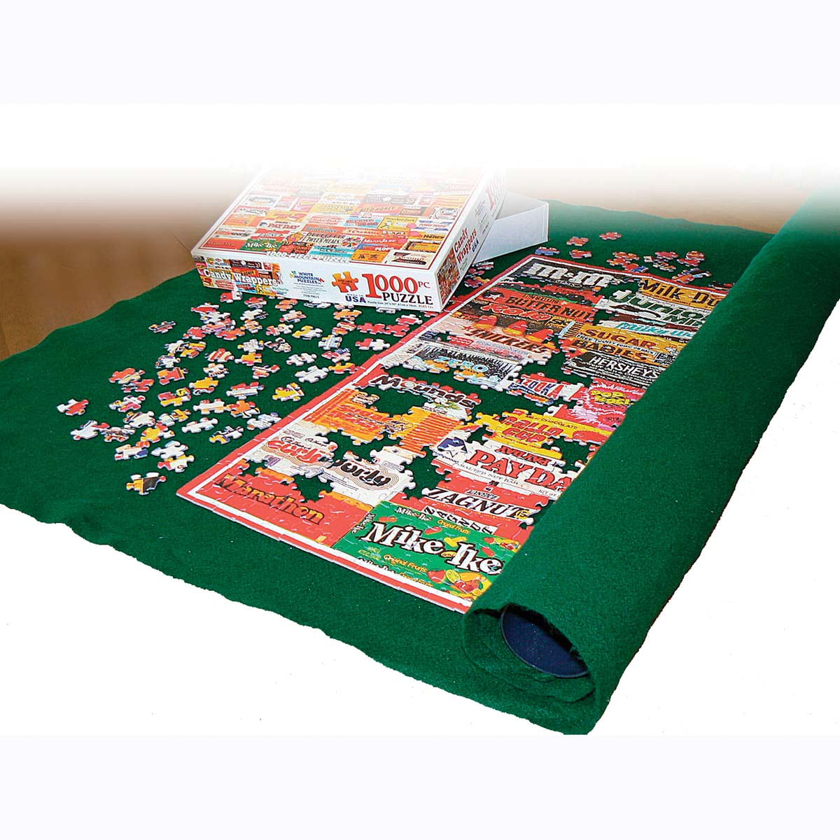 Puzzle Roll Up Mat Puzzle Spaß Spiel Storage Pad Decke für Spaß 26x46inch Mat 