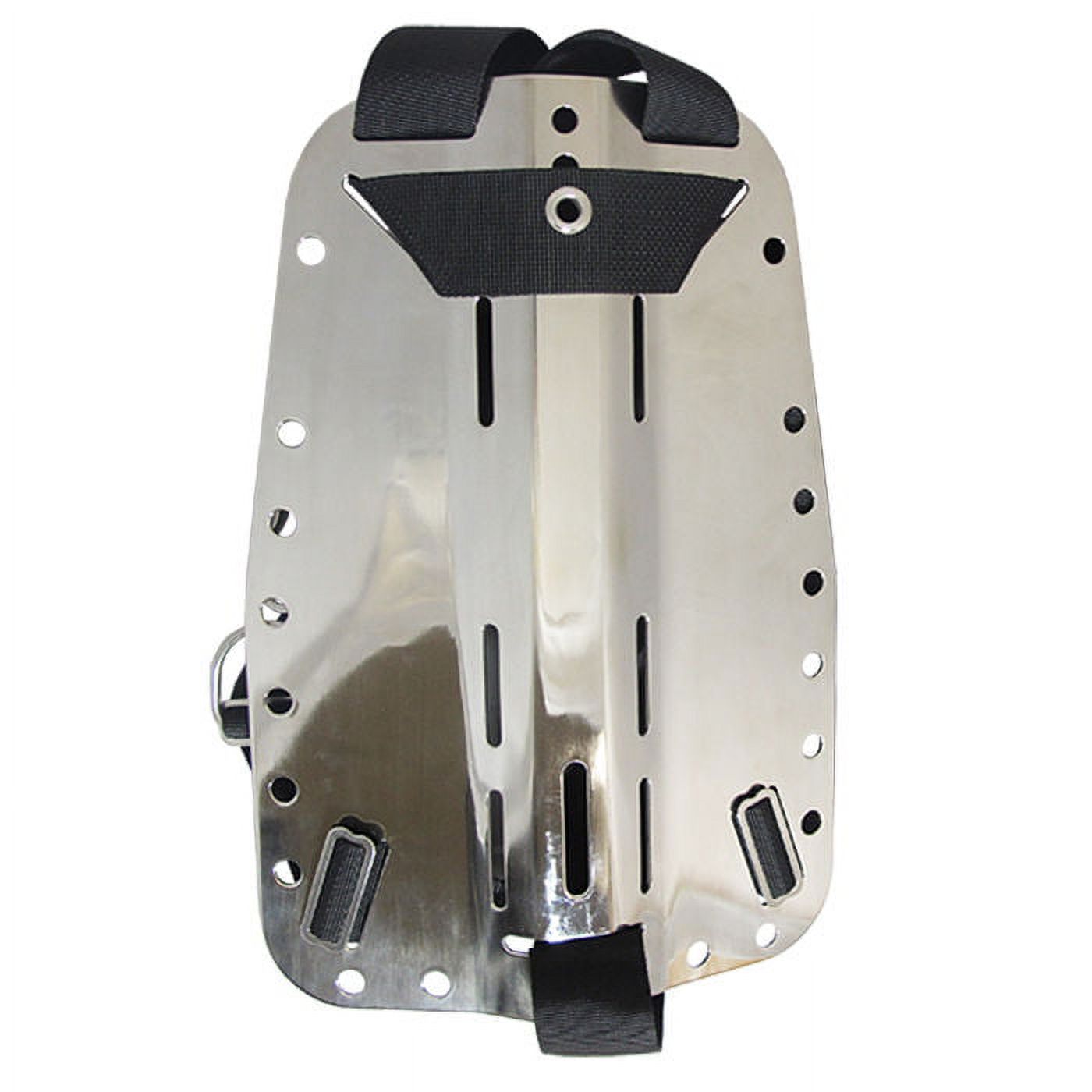 Tech Diving Stainless Steel Backplate w/ Harness System + Backpad + Tank Belt - image 2 of 3