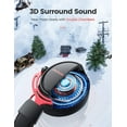 thumbnail image 5 of Seneo Air 2.4G Wireless Gaming Headset, with Dual Chamber Driver,Upto 17 Hours of Use, Noise Cancelling Mic, 3D Bass, Ultra Light Over Ear for PS4,PS5, PC, Xbox One,Switch, 5 of 8