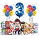 thumbnail image 4 of Decoración de fiesta de cumpleaños de la Patrulla Canina, nueva versión, juego de globos, vajilla desechable, suministros para eventos para niños, pancarta, telón de fondo, reloj de regalo, 4 of 5