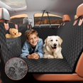 thumbnail image 1 of Funda de asiento de coche para perros OPHKNP, extensor de asiento trasero, impermeable, 1 of 7