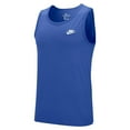 thumbnail image 3 of Nike Sportswear Club Men's Tank Color: Game Royal/White Size: S, 3 of 4