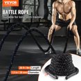 thumbnail image 2 of VEVOR Battle Rope 1.5" 30Ft Gym Workout Strength Training Exercise Fitness Rope, 2 of 9