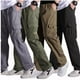 thumbnail image 2 of Jogger Cargo Gabardina Para Hombre Pantalón Casual, 2 of 6