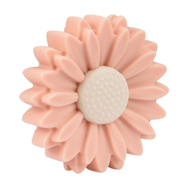 Cuentas de silicona de girasol hechas a mano, llavero con cuentas, pulsera, accesorios de joyería, cuentas sueltas