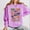 Neon Violet, variant on Coquette Colorful Halloween Bows - Women's Lightweight Garment Dyed Sweatshirt