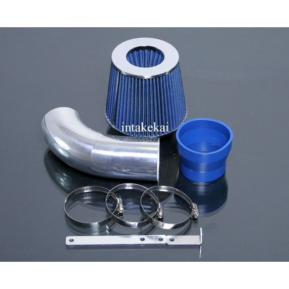 1993 1994 1995 1996 1997 1998 1999 2000 2001 BMW 540i 740i 740iL 4.0 4.0L 4.4 4.4L V8 DOHC ENGINE AIR INTAKE KIT + FILTER (BLUE)
