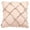 Beige / Grey, variant on SAFAVIEH Ashlin Solid Checkered Accent Pillow, 18" x 18", Beige/Grey