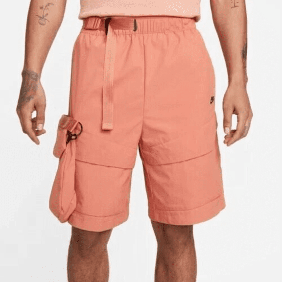 Nike Sportswear Tech Pack Men's Woven Unlined Cargo Shorts (as1, Alpha, m, Regular, Regular, Orange)