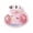 Pink, variant on Wide Brim Cape Style Solar Fan Sun Shield Hat With Adjustable Strap For Kids