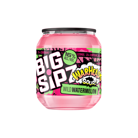 Big Sipz Watermelon Cocktail, 200 ml Can 16% ABV
