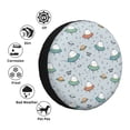 thumbnail image 4 of Naloa Spaceship PVC Leather Spare Tire Wheel Cover for Car Truck SUV Camper Trailer Universal Fit many size14 inch, 4 of 6
