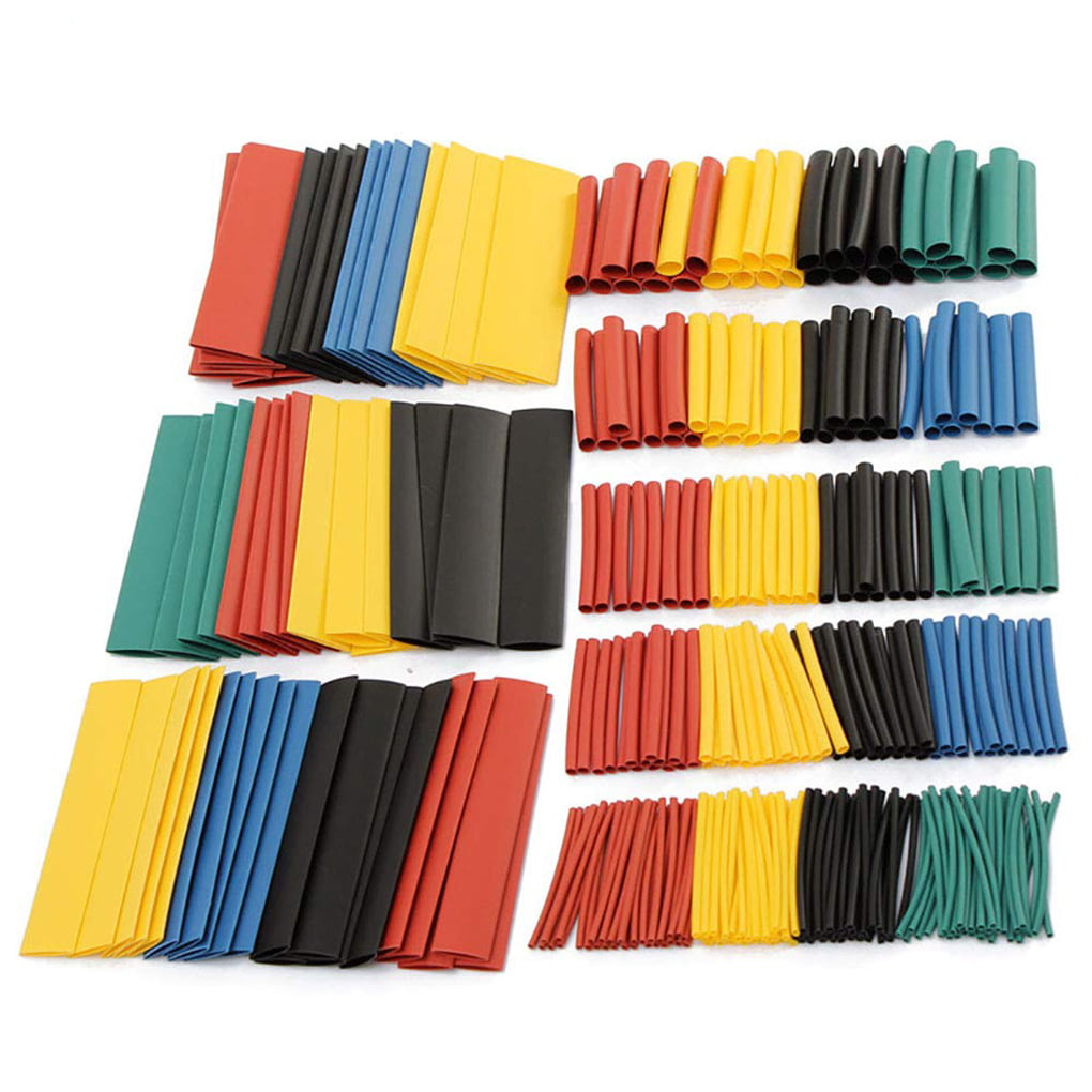 328Pcs Car Assorted Electrical Cable Heat Shrink Tube Tubing Wrap Sleeves Kit 