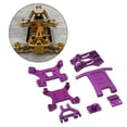 thumbnail image 4 of Kit RC Amortiguador delantero y trasero Soporte Alerón trasero para Wltoys 124018 124019 1/12 Violeta, 4 of 9