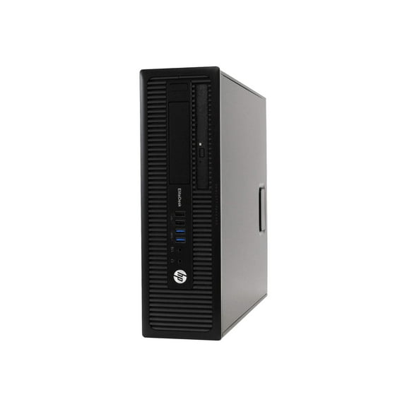 Restored HP EliteDesk 800G1 Desktop Computer Bundle with 19" Monitor, Intel Core i7, 16GB RAM, 1TB HD, DVD-ROM, Windows 10 Professional , Black (Refurbished)