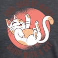 thumbnail image 3 of CafePress - Sleep With A Cat T Shirt - Womens Tri-blend T-Shirt, 3 of 4