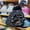 Black, variant on Winter New Large Bow Knitted Hat, Thick Warm Earmuff Hat Japanese Department Lovely And Sweet