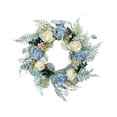 thumbnail image 1 of Porte d'Entrée Guirlande de Fleurs Roses Artificielles à l'Extérieur des Vacances de Bureau, 1 of 9