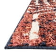 thumbnail image 5 of Unique Loom Tagine Collection Area Rug - Safiya (9' x 12' Rectangle Rust Orange/Black), 5 of 6