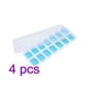 thumbnail image 1 of Molde para cubitos de hielo, 14 rejillas, bandeja de bolas de hielo para bricolaje, molde de plástico de silicona para hacer chocolate con tapa, azul 【4PCS】 Irene Inevent HA004890-02*4, 1 of 7