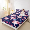 thumbnail image 4 of Castle Fairy Kawaii Axolotl Twin Sheet Sets for Boys Girls,Pink Salamander Bedding, 4 of 7