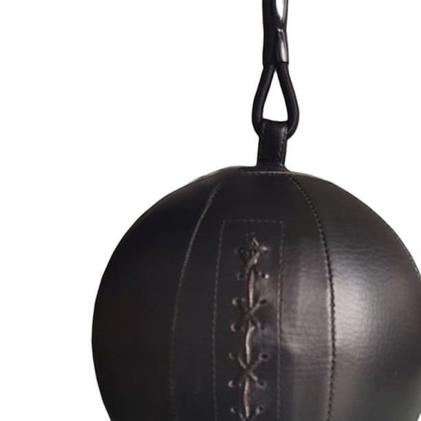 Sac De Frappe Double Extrémité – Cuir PU élastique, Pour Coordination Et Gym, Avec Pompe Et Crochets