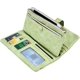 thumbnail image 2 of Bolsa de Herramientas YONGSHENG Cartera de Mujer Verde Claro Bolsa Plegable de Cuero Vegano Organizador de Tarjetas de Gran Capacidad Monedero Largo con Hebilla para Niñas Color Caramelo, 2 of 5