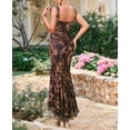 thumbnail image 2 of Vestido Lady para mujer, diseño maxi floral, sin mangas, con volantes, 2 of 6