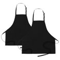 thumbnail image 1 of 2 delantales de cocina: delantal de chef ajustable con bolsillos para hombres y mujeres, ideal para barbacoas o restaurantes, color negro., 1 of 7