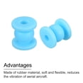 thumbnail image 4 of Unique Bargains 24 Pack Blue Vibration Shock Absorption Damping Rubber Balls M4x12mm, 4 of 6