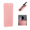 thumbnail image 1 of Alfombrilla de silicona resistente al calor con orificio para colgar, alisadora, alfombrilla de viaje resistente al calor y bolsa para rizador, plancha y otras herramientas de peinado calientes, 11 x, 1 of 5