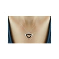 thumbnail image 3 of JewelersClub Black Diamond Accent Sterling Silver Halo Winged Heart Pendant, 18", 3 of 3