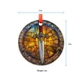 thumbnail image 5 of Magical Dagger: Ornament Style Wall or Window Hanging Made With Real Glass, 2025, Holiday Decoration, Seasonal Keepsake Gift, Unique Collectible, 2025, Festive Home Accent,, 5 of 5