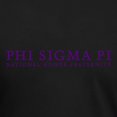 thumbnail image 3 of CafePress - Phi Sigma Pi Purple Wordmark T Shirt - Mens Tri-blend T-Shirt, 3 of 4