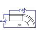 thumbnail image 6 of Flash Furniture Hercules Alon 3 Piece Reception Seating in White, 6 of 6