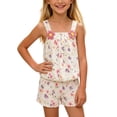 thumbnail image 6 of Piuwrlz Tank Top with Shorts Sets Girls 2 Piece Outfit Set Crew Neck Multicolor Size 0 Years, 6 of 9