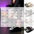 thumbnail image 3 of Qingpeng Womens Closed Toe Open Heel Skull Motif Plush Slippers Cozy Soft Indoor House Shoes for Halloween Winter Home Warm, 3 of 6
