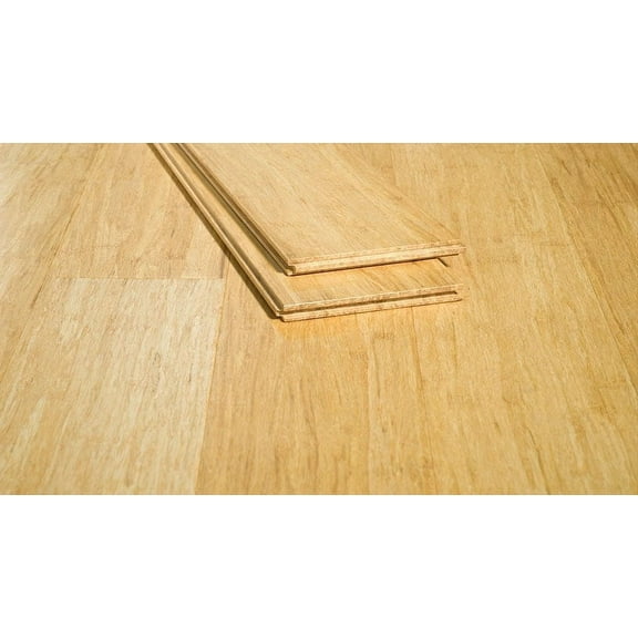 8" Sample Piece - Ambient® Natural Wide Bamboo Flooring