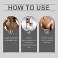 thumbnail image 5 of 4pcs Men's Chest Spray, Breast Contour Gentle Skin Care Spray, 5 of 5