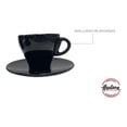 thumbnail image 3 of HUDSON VALLEY | Set Cafetera Italiana de Aluminio 290 ml, ideal para 6 tazas + 2 Pocillos y 2 Platos de Cerámica, Cafetera Moka Clásica para Café Espresso, Compacta y Duradera, Color Negro, 3 of 6
