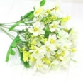 thumbnail image 3 of 28 Heads Artificial Flowers Vibrant Color Silk Decorative Flower for Wedding, 3 of 3